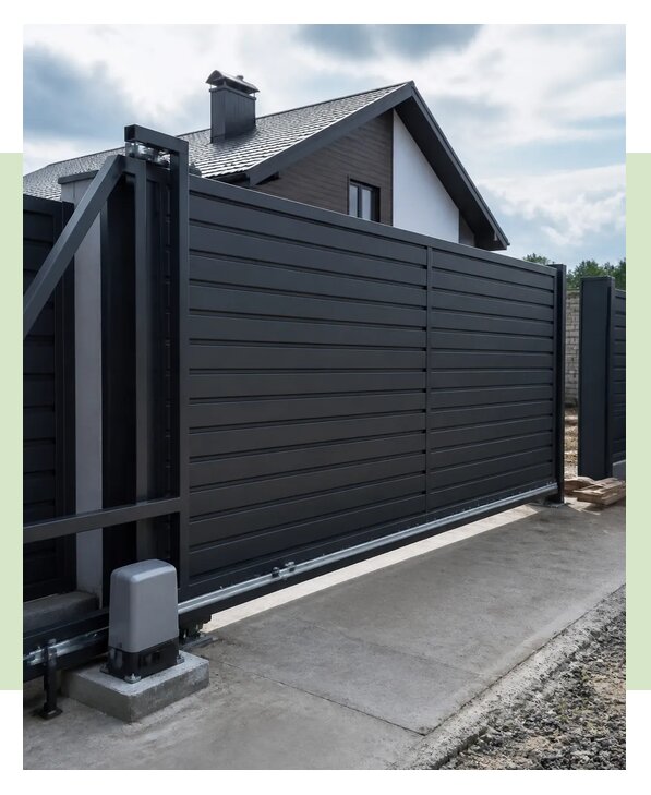 Установка откатных ворот в Братске по цене от 35714 р. | ЗаборЭксеперт-Брт