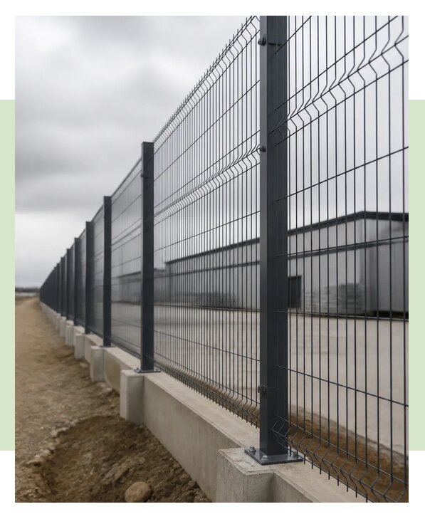 Проектирование и монтаж охранных ограждений территории в Братске
